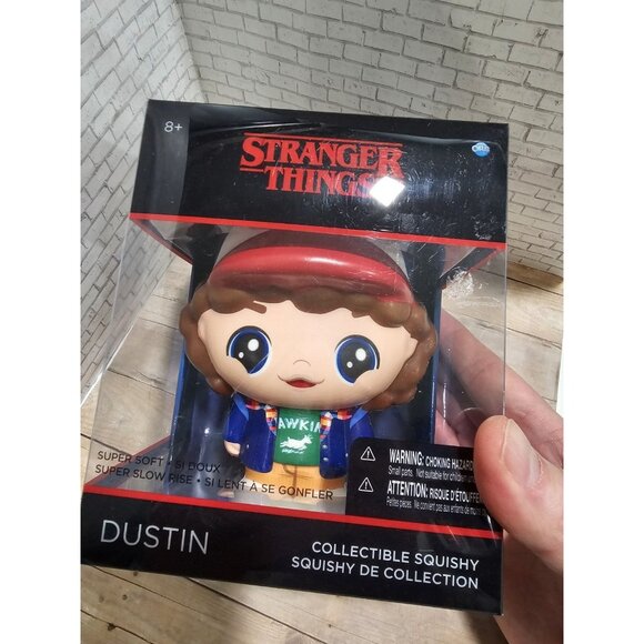 Stranger Things Other - Stranger Things Season 1 Dustin Squishy Figure Collectible New Orb Toys Netflix